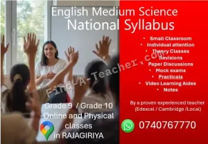 New Classes Commencing soon - Edexcel / Cambridge OL/AS Biology / Chemistry