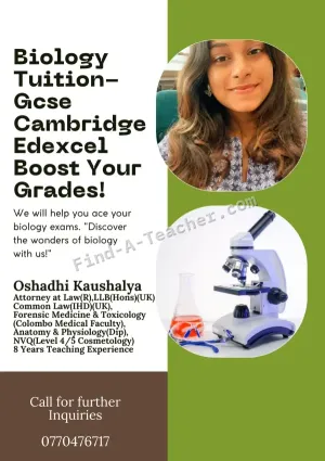 Edexcel (GCSE) / Cambridge (CIE) OL Biology & Human Biology (Definite A* Grade)