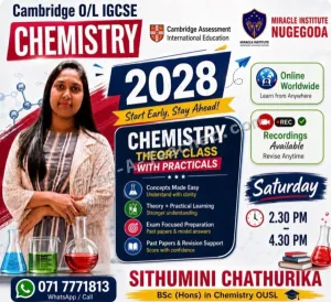 Cambridge O/L IGCSE Chemistry